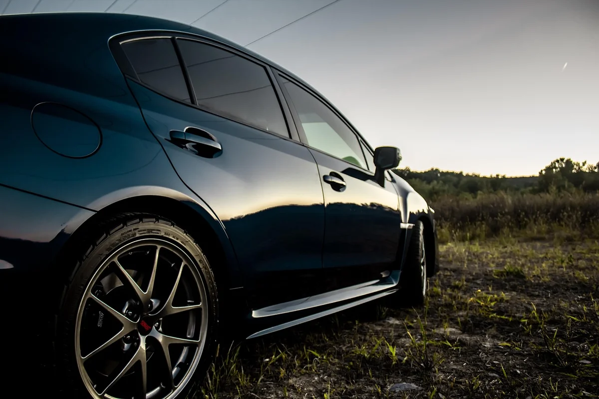 subaru, wrx, cars, fast, sportscar, motor, automobile, sti, rally, performance, power, automotive, vehicle, drive, auto, speed, rims, blue sky, tires, blue, landscape, rural, sunset, sky, nature, offroad, racing - aftermarket wheels for subaru wrx