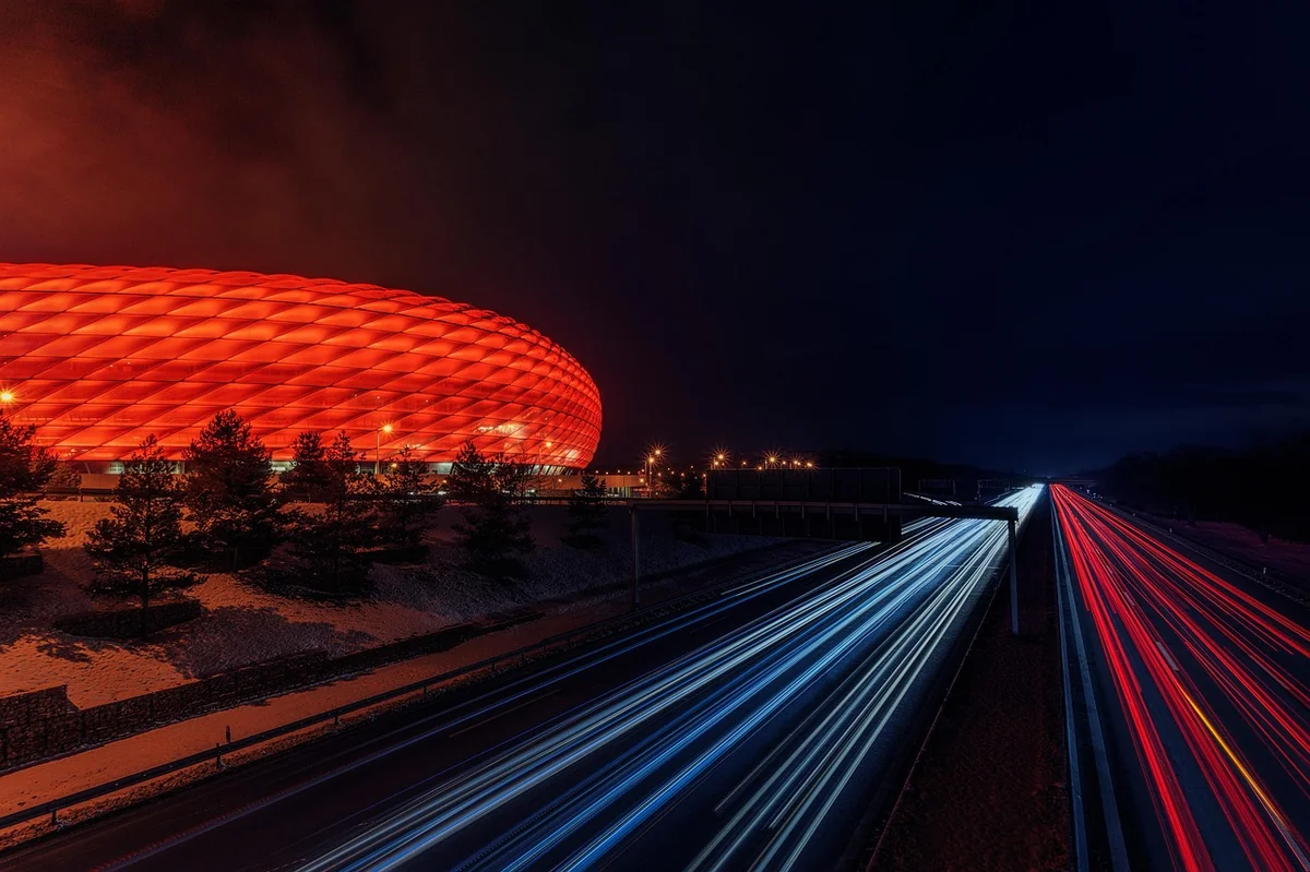 football stadium, highway, night, taillights, car lights, speed, driving a car, stadium, light strips, night shot, dark, long time exposure, long term, football stadium, highway, speed, speed, speed, speed, speed, stadium, stadium, stadium, stadium - how to improve car handling on a budget