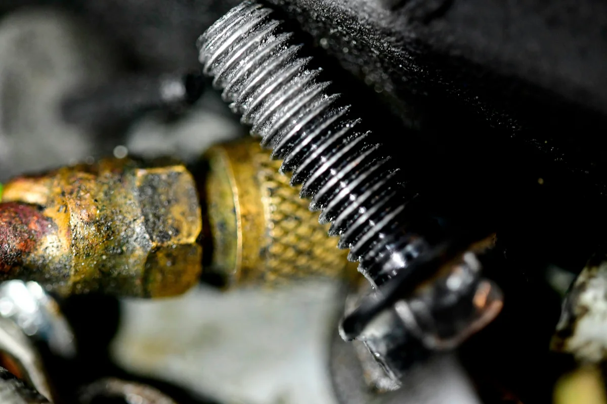Captured this screw in a mechanic toll box. - symptoms of a bad spark plug